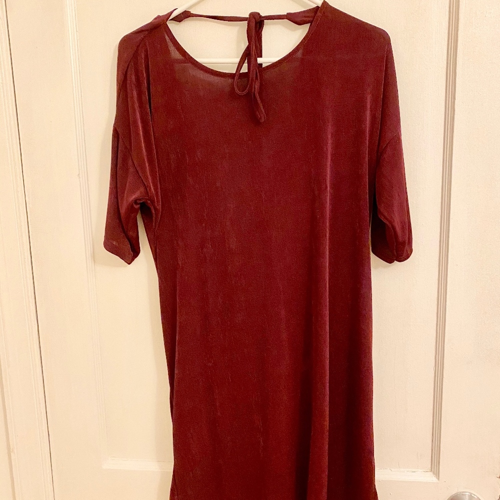 Missguided Slinky Scoop Back Dress